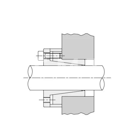 Втулка зажимная BK 80 30x41, из нержавеющей стали, EMT | ЕМТ