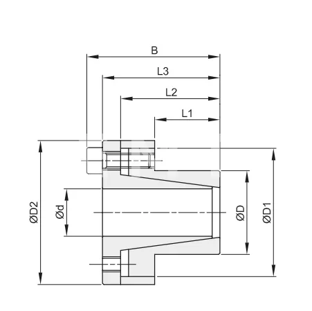 Втулка зажимная BK 80 30x41, из нержавеющей стали, EMT | ЕМТ