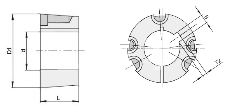 Втулка тапербуш 4030-110 мм, EMT | ЕМТ