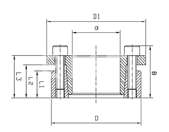 Втулка зажимная BK 16 (RCK 16) 22x47 (KLAB022), EMT | ЕМТ