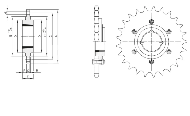 Ступица приворачиваемая (PHH SM30-1) TB-3020, EMT | ЕМТ