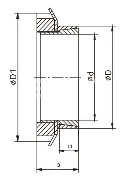 Втулка зажимная BK 26 (RCK 26) 35x45 (KLFC035), EMT | ЕМТ