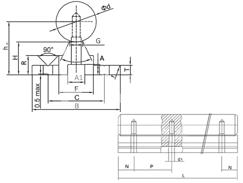 Вал прецизионный хромированный с опорой SBR25, 4010 мм, EMT | ЕМТ