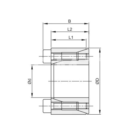 Втулка зажимная BK 61 (RCK 61) 35x60 (KLSS035), EMT | ЕМТ