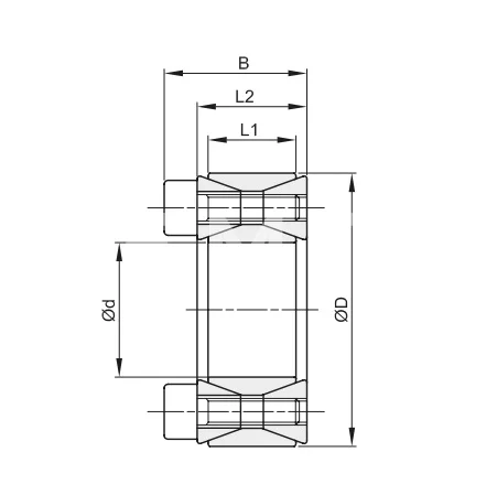 Втулка зажимная BK 40 (RCK 40) 80x120 (KLGG080), EMT | ЕМТ