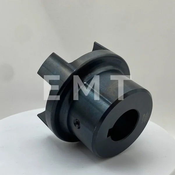 Полумуфта GE 90-100 A с готовым отверстием d70 шпон паз 20х4,9мм+винт М12 СТАЛЬ, EMT | ЕМТ