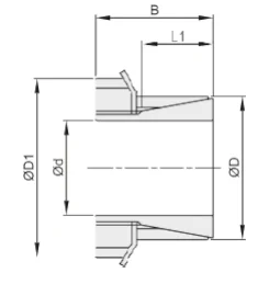 Втулка зажимная BK 26/1 (RCK 26) 19x30 (KLFF019), EMT | ЕМТ